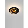 Holländer SPIRALE Plafoniera LED Marrone, Oro, Nero, 1-Luce