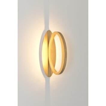 Holländer ASTERISCO Plafoniera LED Oro, 3-Luci