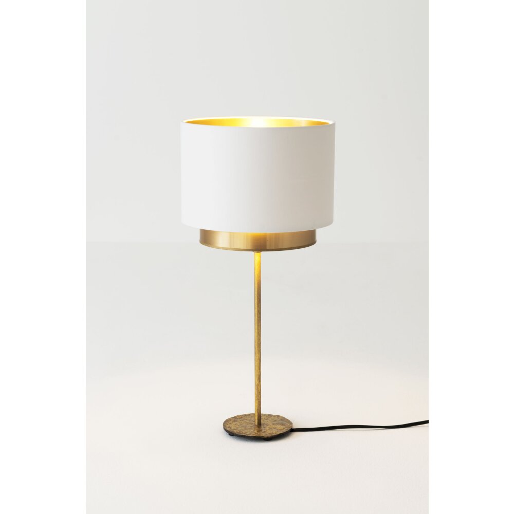Holländer MATTIA RUND Lampada da tavolo Oro, 1-Luce main product photo