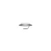 Grossmann FLAT Applique LED Grigio, Argento, 1-Luce