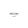 Grossmann FLAT Plafoniera LED Grigio, Argento, 1-Luce