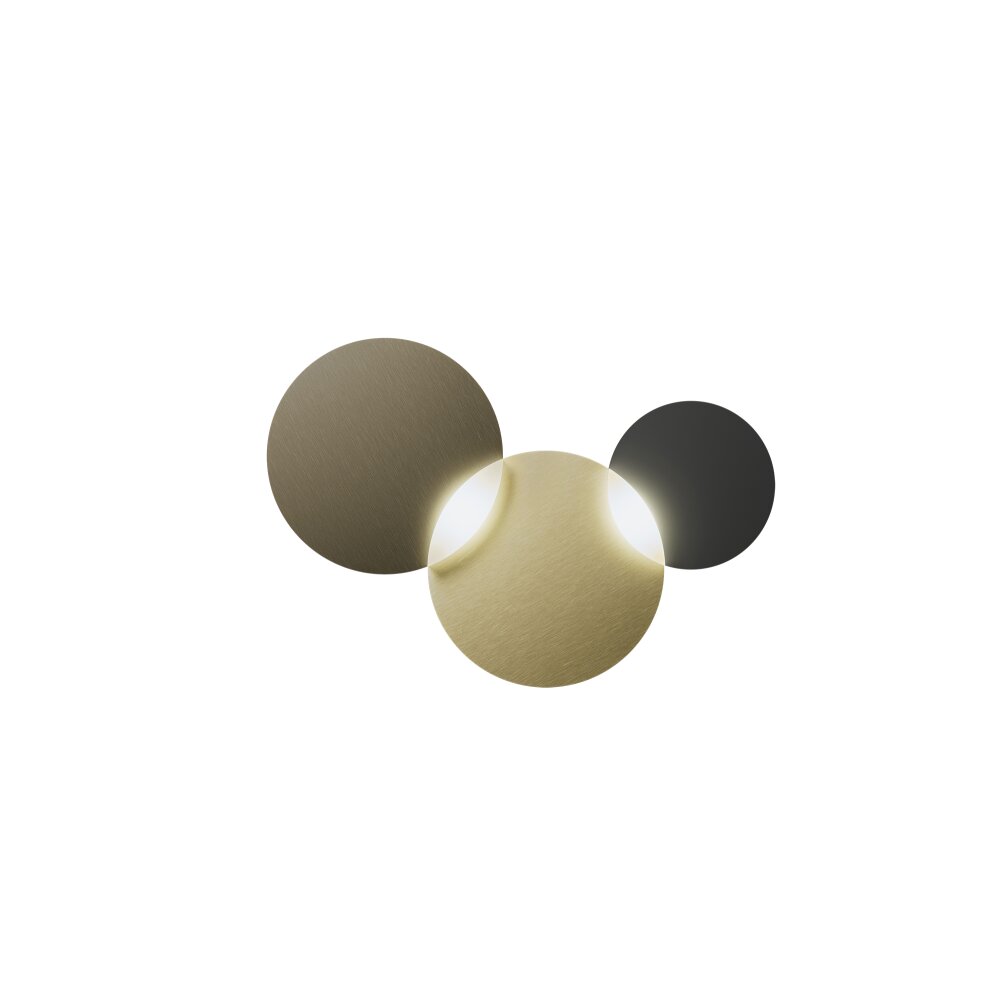 Grossmann CIRC Plafoniera LED Bronzo, Ottone, 1-Luce