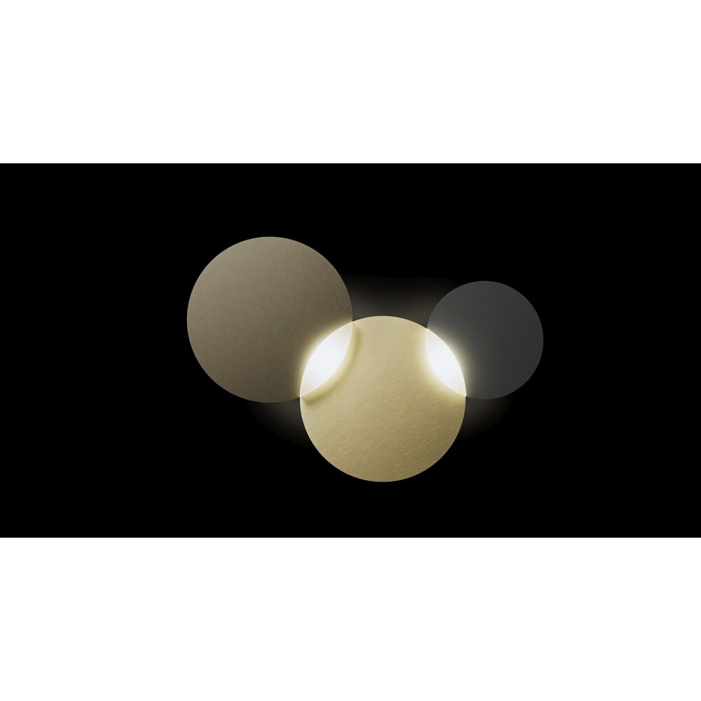Grossmann CIRC Plafoniera LED Bronzo, Ottone, 1-Luce
