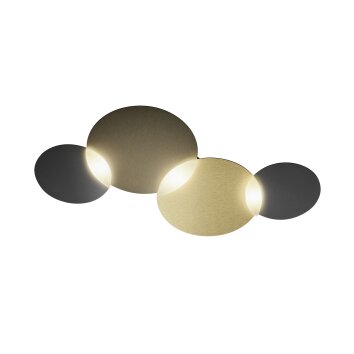 Grossmann CIRC Plafoniera LED Bronzo, Ottone, 1-Luce