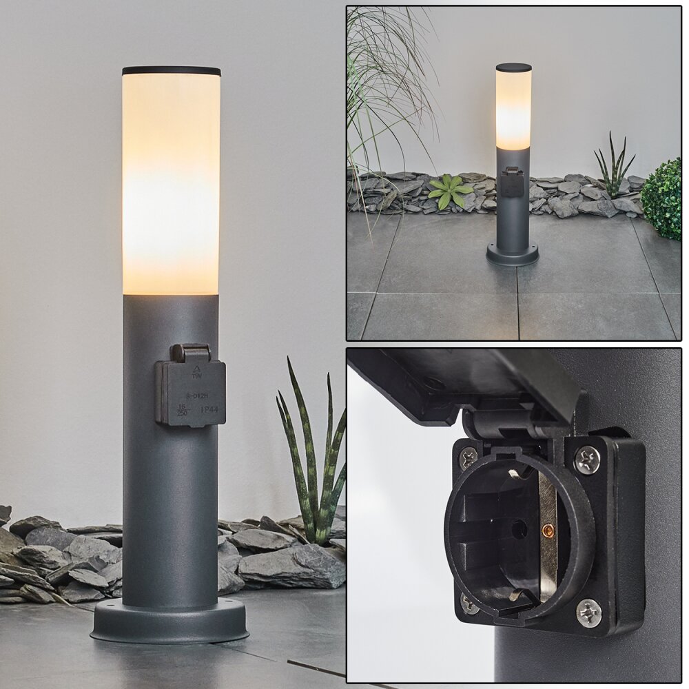 Caserta Lampada con piedistallo Antracite, 1-Luce main product photo