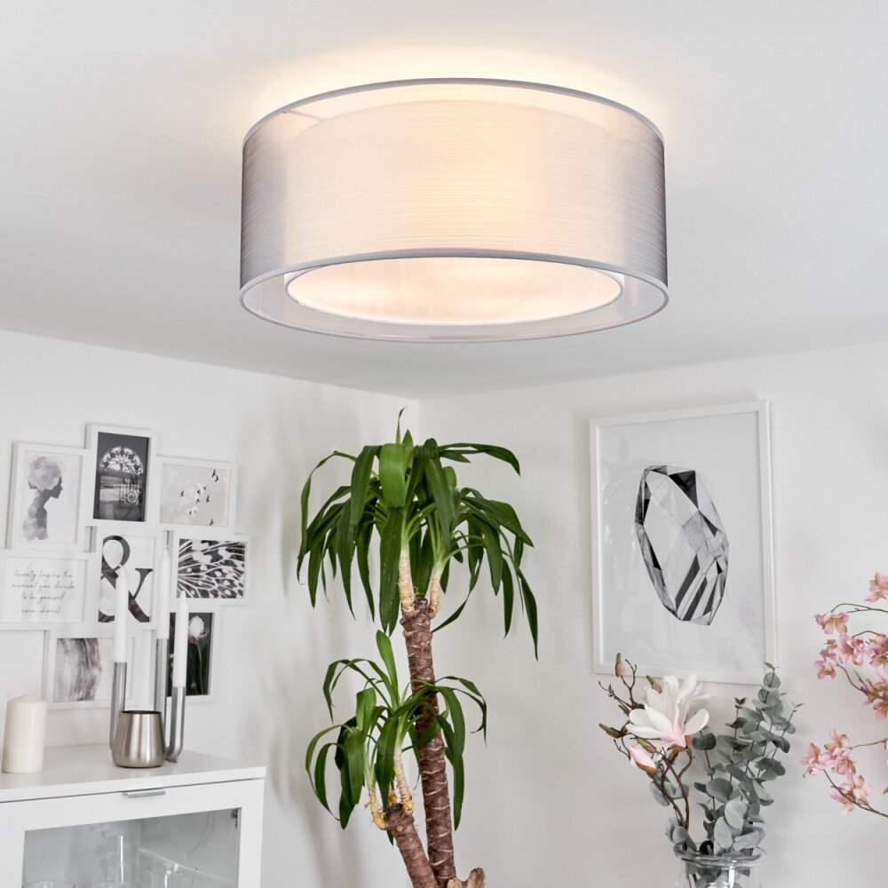 Tallaboa Plafoniera Nichel opaco, Bianco, 3-Luci main product photo