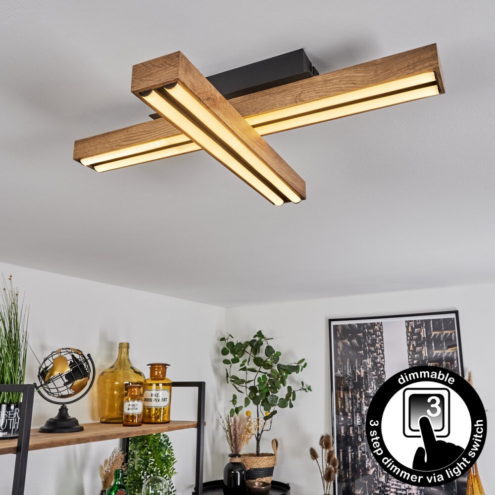 Maumela Plafoniera LED Nero, 1-Luce main product photo
