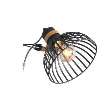 Steinhauer Dunbar Lampada con pinza Oro, Nero, 1-Luce