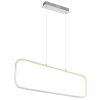 Globo SILLA Lampadario a sospensione LED Nichel opaco, 1-Luce