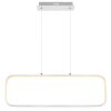 Globo SILLA Lampadario a sospensione LED Nichel opaco, 1-Luce