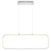 Globo SILLA Lampadario a sospensione LED Nichel opaco, 1-Luce