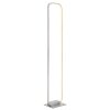 Globo SILLA Lampada da terra LED Nichel opaco, 1-Luce