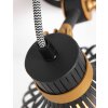 Steinhauer Dunbar Applique Nero, 1-Luce
