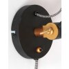 Steinhauer Dunbar Applique Nero, 1-Luce