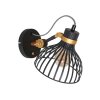 Steinhauer Dunbar Applique Nero, 1-Luce