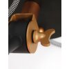 Steinhauer Dunbar Applique Nero, 1-Luce