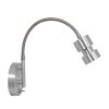 Steinhauer Nové Applique Acciaio satinato, 1-Luce