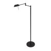 Steinhauer Retina Lampada da terra LED Nero, 1-Luce