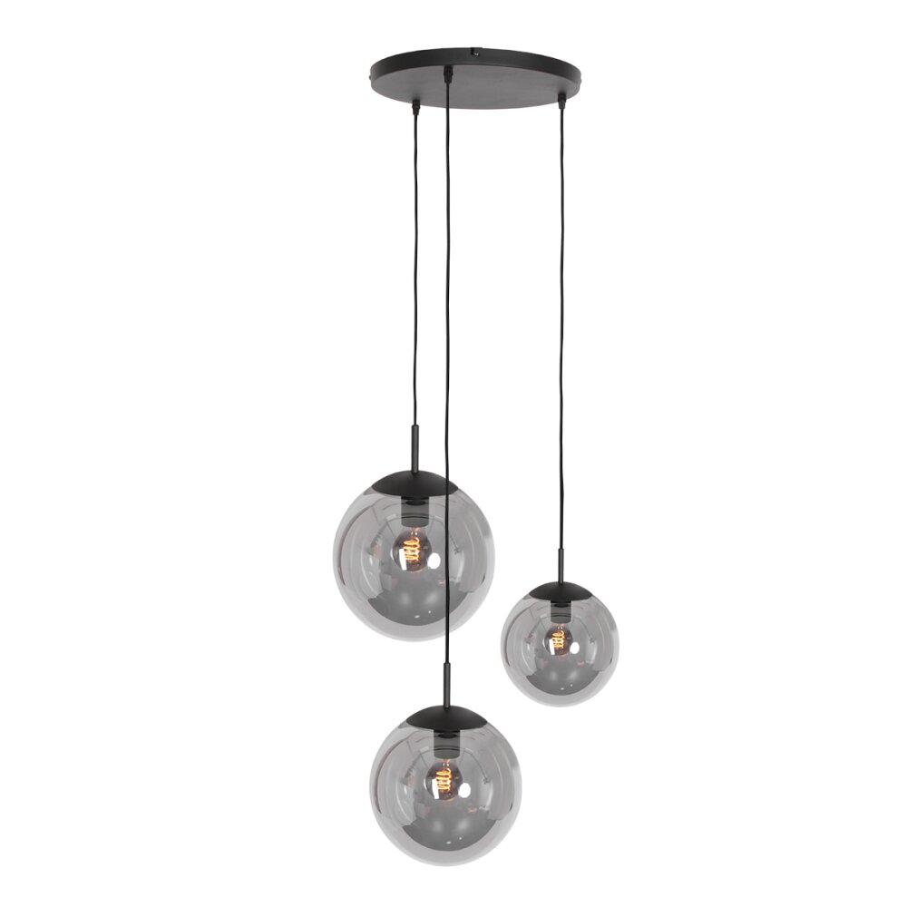 Steinhauer Bollique Lampada a Sospensione Nero, 3-Luci main product photo