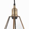 Steinhauer Pimpernel Lampada a Sospensione Bronzo, 1-Luce