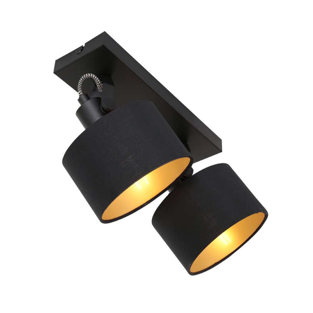 Steinhauer Ornoir Plafoniera Nero, 2-Luci main product photo