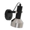 Steinhauer Acier Applique Nero, 1-Luce