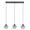 Steinhauer Noirver Lampada a Sospensione Nero, 3-Luci