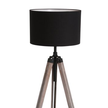 Steinhauer Triek Lampada da terra Legno chiaro, Nero, 1-Luce