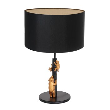 Steinhauer Animaux Lampada da tavolo Oro, Nero, 1-Luce