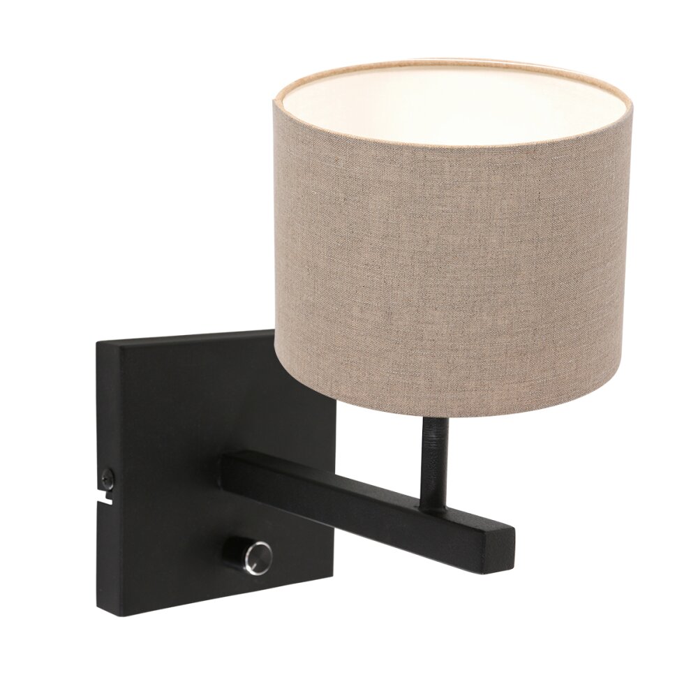Steinhauer Stang Applique Nero, 1-Luce main product photo