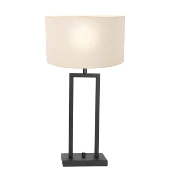 Steinhauer Stang Lampada da tavolo Nero, 1-Luce