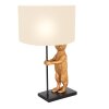 Steinhauer Animaux Lampada da tavolo Oro, Nero, 1-Luce