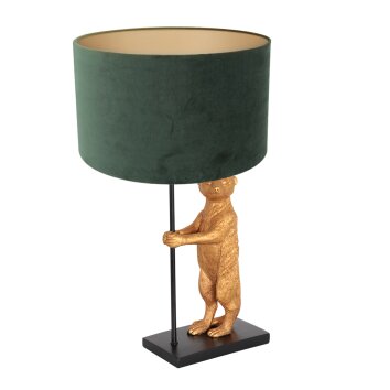 Steinhauer Animaux Lampada da tavolo Oro, Nero, 1-Luce