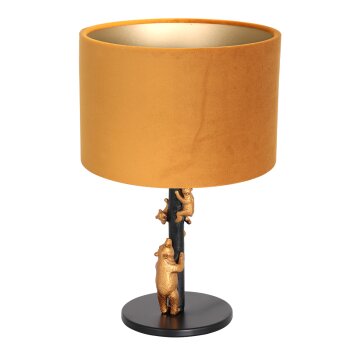 Steinhauer Animaux Lampada da tavolo Oro, Nero, 1-Luce