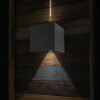 Steinhauer Muro Applique da esterno LED Nero, 2-Luci