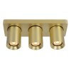 Lucide NIGEL Plafoniera LED Oro, Ottone, 3-Luci