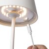 Lucide JUSTIN Lampada da tavolo LED Bianco, 1-Luce