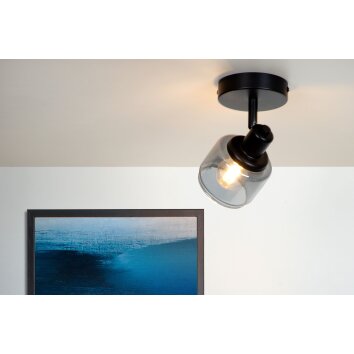 Lucide BJORN Applique Nero, 1-Luce