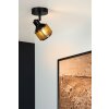 Lucide RAFA Applique Nero, 1-Luce