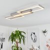 Ahrenfeld Plafoniera LED Alluminio, 1-Luce, Telecomando