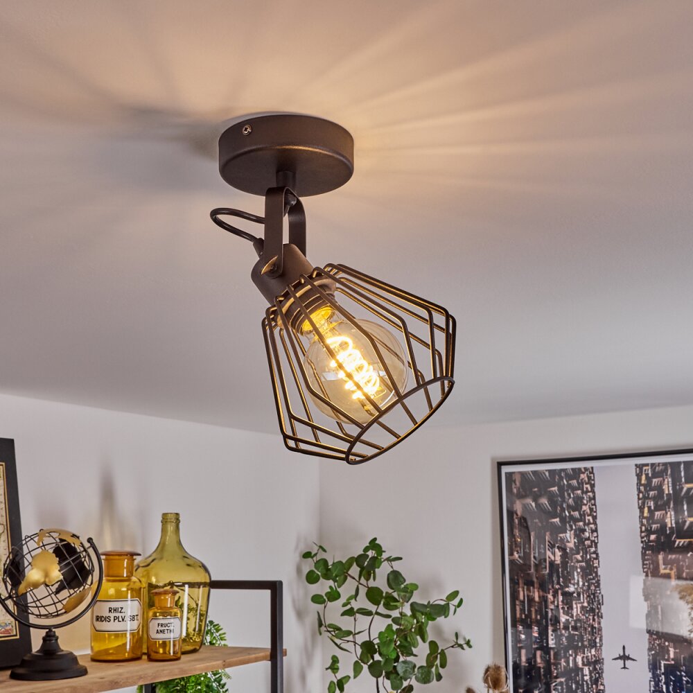 Albreda Plafoniera Nero, 1-Luce main product photo