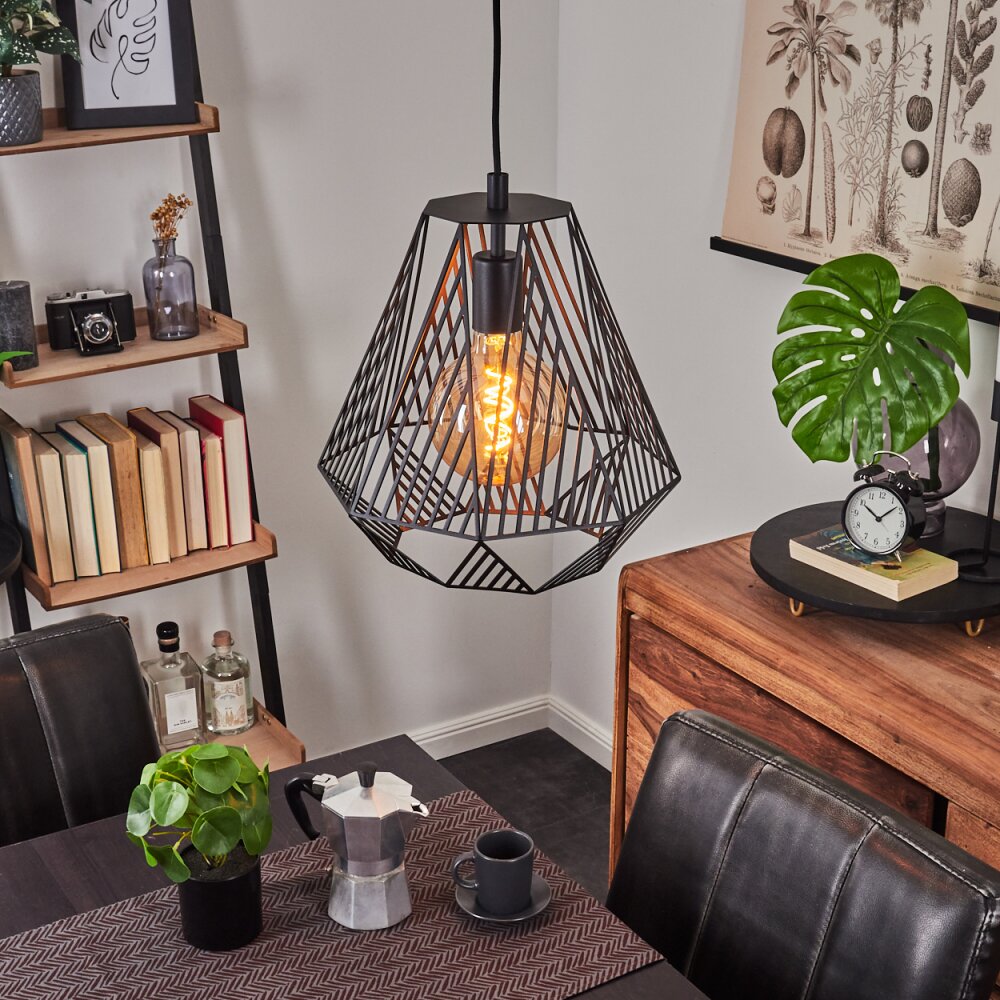 Cassils Lampadario a sospensione Nero, 1-Luce main product photo