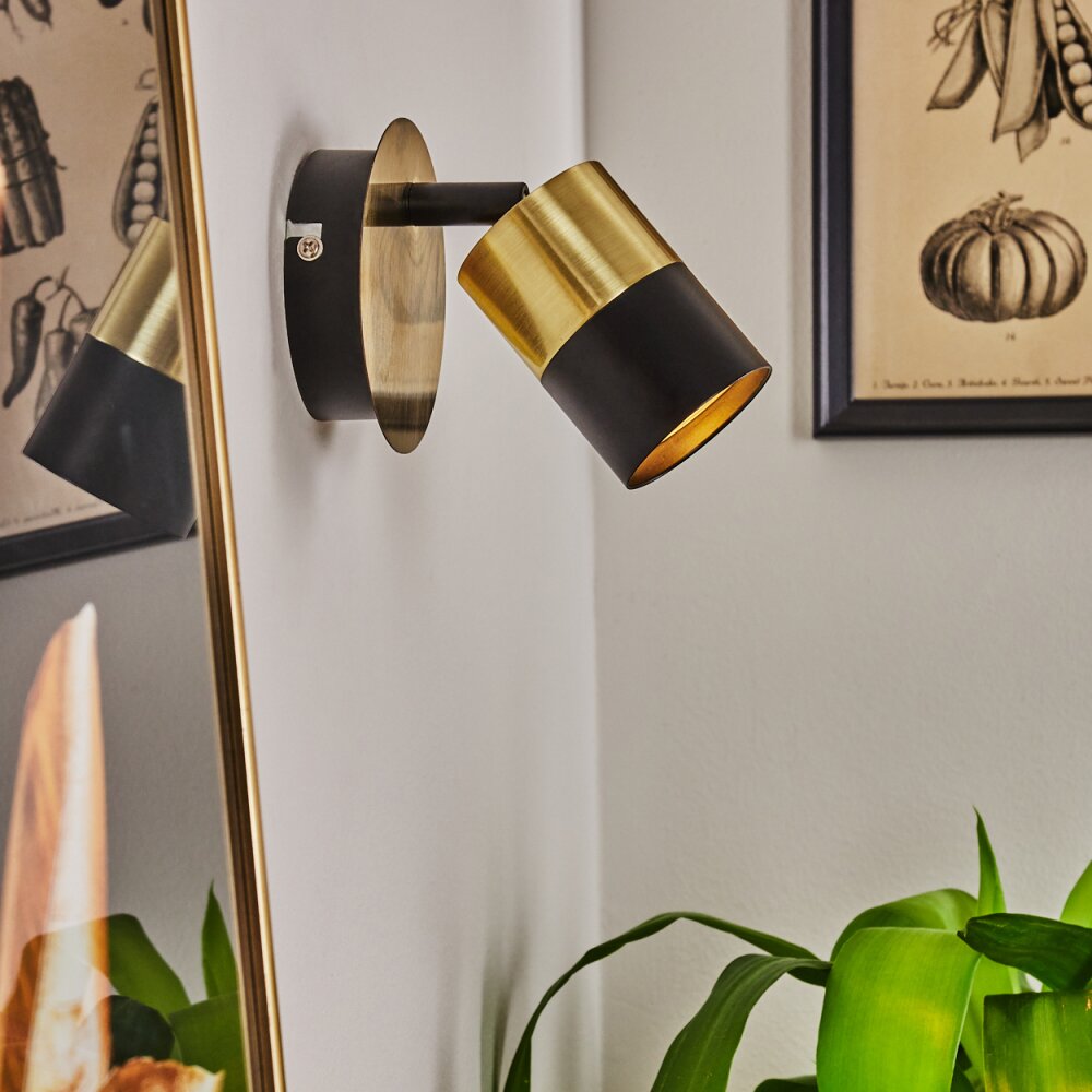 Neftenbach Applique Ottone, Nero, 1-Luce main product photo