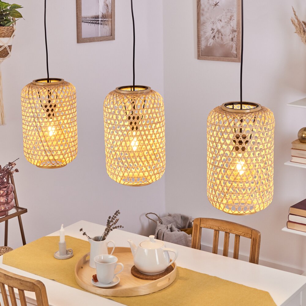 Uguay Lampada a Sospensione Nero, 3-Luci main product photo