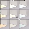 Iriondo Plafoniera LED Bianco, 1-Luce, Telecomando