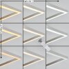 Oberegg Plafoniera LED Cromo, Nichel opaco, 1-Luce, Telecomando
