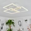 Oberegg Plafoniera LED Cromo, Bianco, 1-Luce, Telecomando