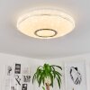 Auxerre Plafoniera LED Bianco, 1-Luce