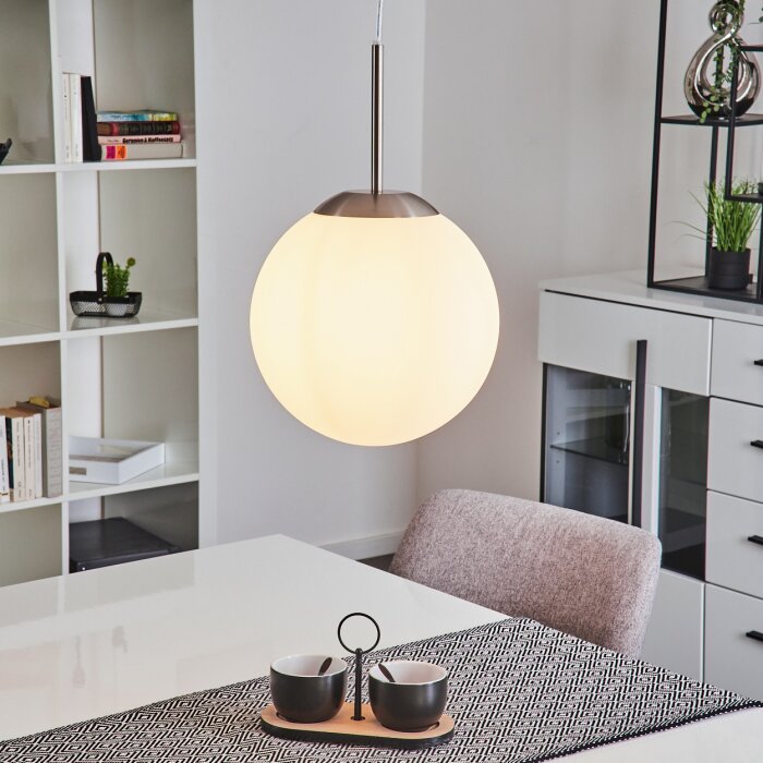 Cochuna Lampadario a sospensione Nichel opaco, 1-Luce