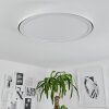 Telsen Plafoniera LED Bianco, 2-Luci, Telecomando, Cambia colore